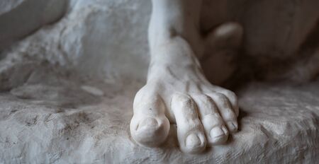 Foot of marbleの写真素材