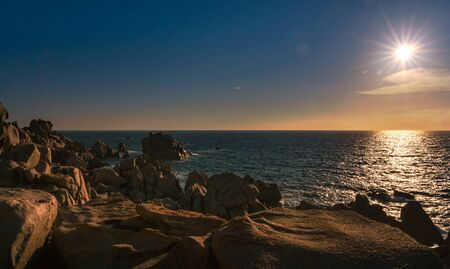 The rocks of Capo Testa in Sardinia, Italy