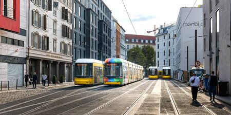 Tramways in Berlinの写真素材