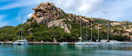 small marina in sardiniaのeditorial素材