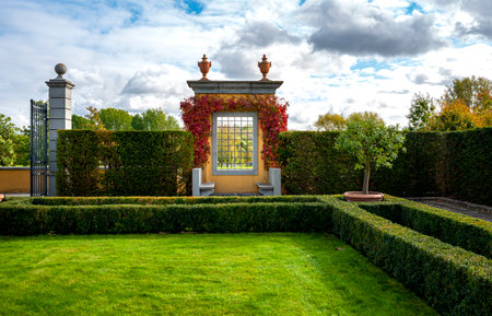 Garden culture and garden maintenanceの写真素材