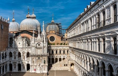 Sights and other attractions in Veniceの写真素材