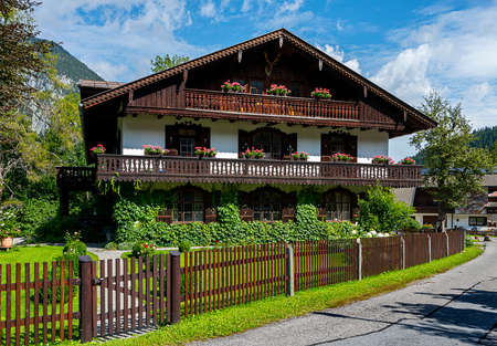Farmhouse in Tyrolの写真素材