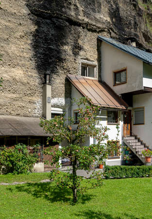 Living in the mountain in Imst, Tyrolの写真素材