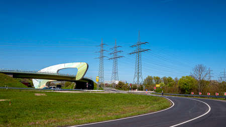 Infrastructure Autobahn in Hessenの写真素材