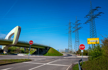 Infrastructure Autobahn in Hessenのeditorial素材