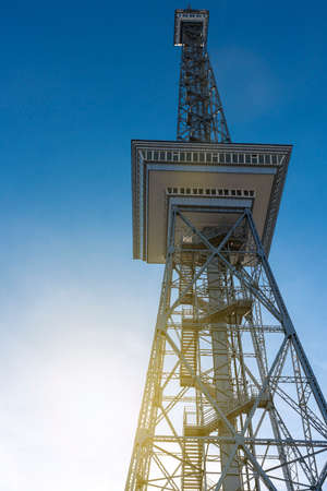Berlin, the newly restored Berlin radio tower on the exhibition groundsの写真素材