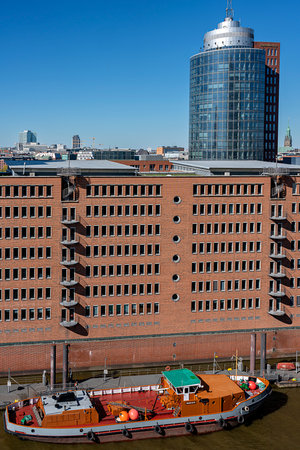 Columbus House at Sandtorhafen, Hamburgのeditorial素材