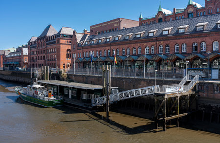 Museum in the Customs House on the Water, Alter Wandrahm, Hamburgのeditorial素材
