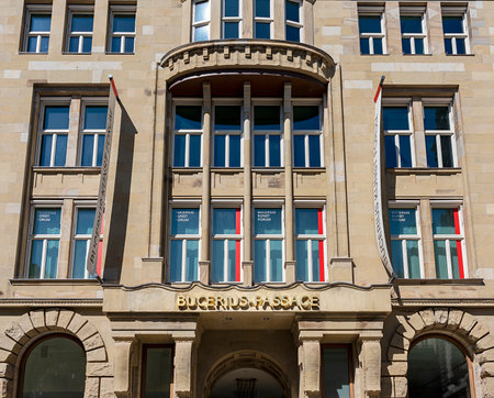 Bucerius Passage on the Alter Wall and the Alsterfleetのeditorial素材