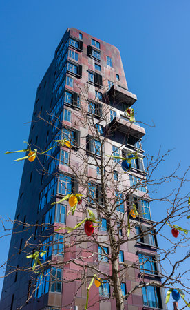 Architecture in Hamburg's Hafencity, Hamburgのeditorial素材