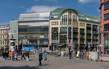 Hackesche HÃ¶fe, Rosenthaler Strasse, Berlin Mitteのeditorial素材