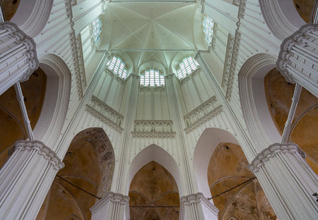 Interior design, Marienkirche, Stralsund,のeditorial素材