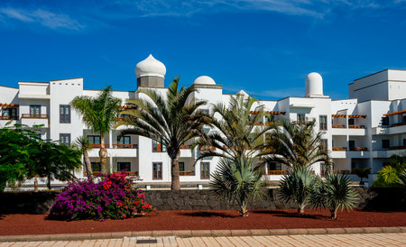 Villas and houses in Lanzarote, Canary Islands, Spainのeditorial素材