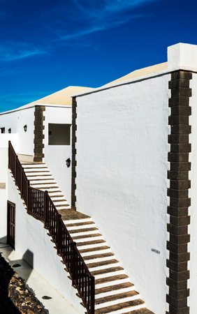 Villas and houses in Lanzarote, Canary Islands, Spainのeditorial素材