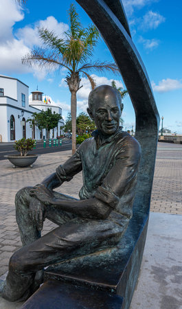 Monument Cesar Manrique, Arrecife, Lanzarote, Kanaran, Spainのeditorial素材