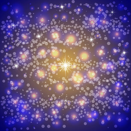 Vector abstract blurred winter sky twilight backgroundのイラスト素材