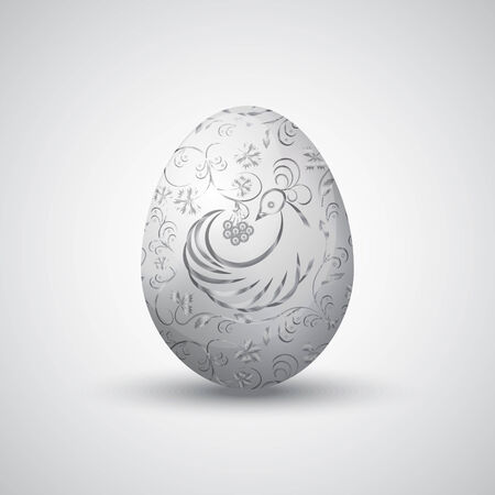  illustration of  ethnic painted Eastern eggのイラスト素材
