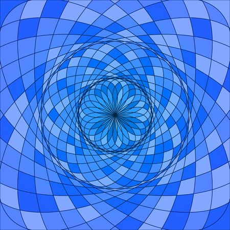 Vector abstract blue geometric backgroundのイラスト素材