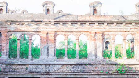 Teota Jomidar Bari Manikganj, old Heritage House Bangladeshの写真素材