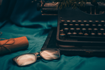 old fashioned typewriter. Retro Still Life conceptの写真素材