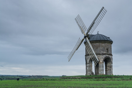 Cloudy sky behind Chesterton Windmillの写真素材