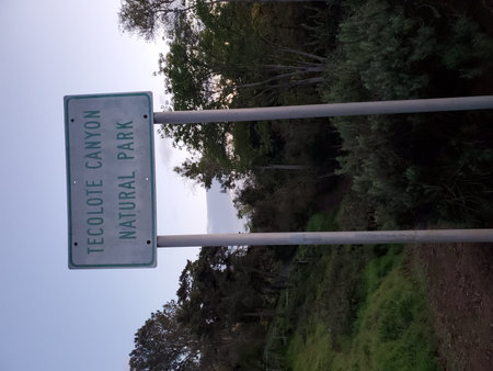 Tecolote Canyon Natural Park Sign, San Diego Open Space