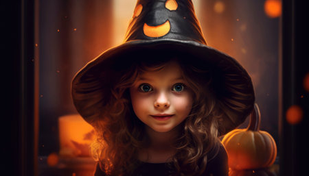 Spooky Fun! Join our Halloween extravaganza! Kids dressed to thrill, ready for trick-or-treat adventure! Ghostly goodies, hauntingly happy memories. Don't miss the frightful fun! #HalloweenWithKids. Generative AI illustrationsの素材