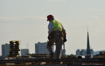 Construction Workerのeditorial素材