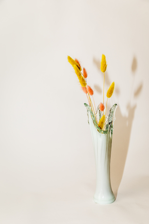 Decorative bouquet in a vase for decorating a house.の写真素材