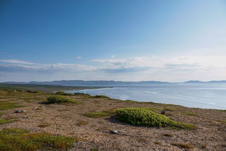 shore of the Arctic Ocean, Sredny peninsulaの写真素材