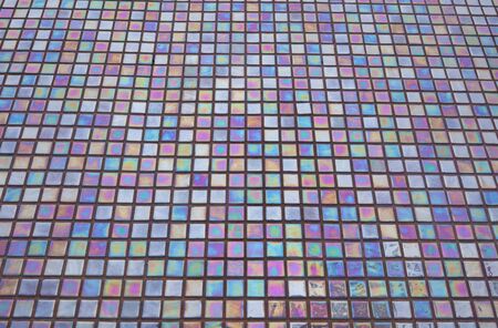 Abstract square seamless texture - iridescent tilesの写真素材