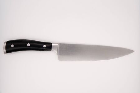 Isolated 8-inch chef kitchen knife
