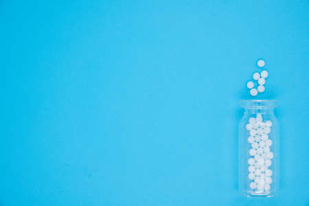 Homeopathy - A homeopathy concept with homeopathic pills