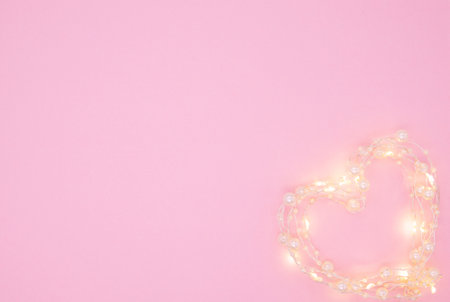 Valentines day red heart Holidays cardの写真素材