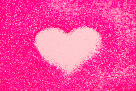 Valentines day red heart Holidays cardの写真素材