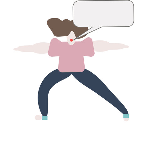 People Doing Sports, Yoga Exercise, Fitness, Workout in Different Poses, Stretching, Healthy Lifestyle Leisureのイラスト素材