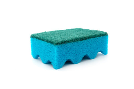 sponge isolated on white background cutoutの写真素材