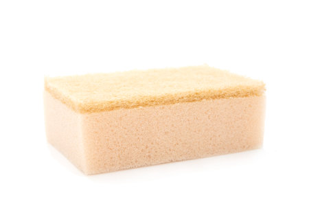 sponge isolated on white background cutoutの写真素材