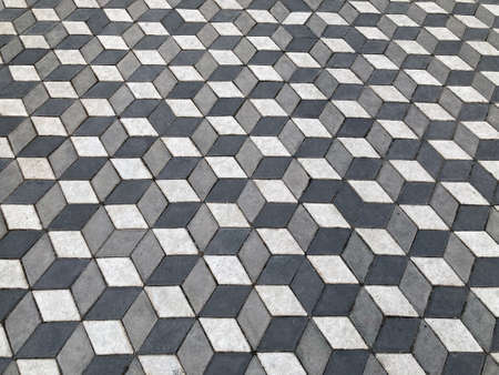 background 3d paving slabs of gray color
