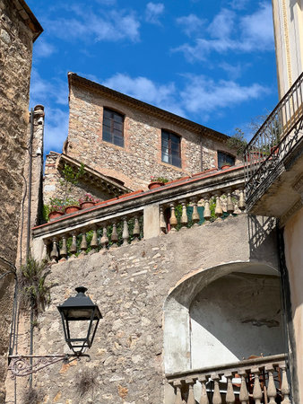 historic quarter in Girona with old houses