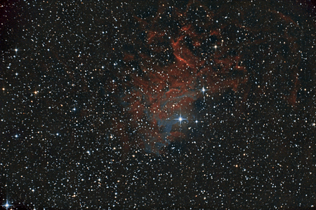 IC405 - The flaming starの写真素材