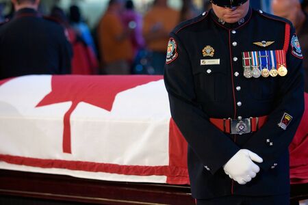 Toronto, Ontario, Canada. August 26, 2011. Following his death on August 22, 2011, Canadians across...