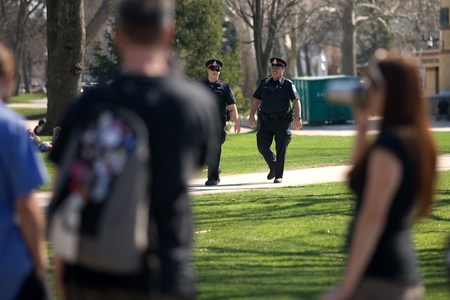 London Ontario, Canada - March 21, 2012. Members of Occupy London hold a press conference in...