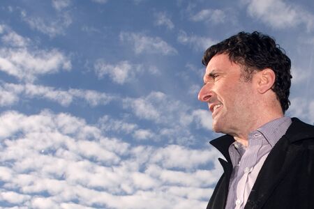 London Ontario, Canada - January 6, 2012. Paul Dewar, NDP MP - Ottawa Centre is photographed in London after speaking with locked out workers at the Electro Motive factory. のeditorial素材