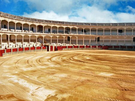 Bull fighting ring Rhondaの写真素材
