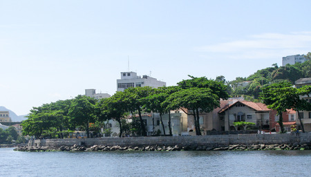 Spectacular panorama and city view of Rio de Janeiro, Brazilの写真素材