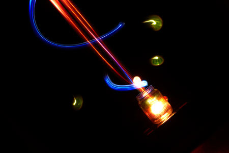 Explosion of light