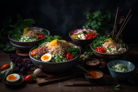 Get creative and build your own bowl with our BYOB buffet located within a sleek and modern eatery. Itâs a must-try!の素材