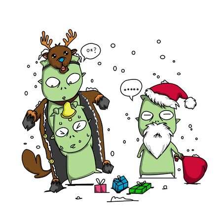 Christmas partyのイラスト素材